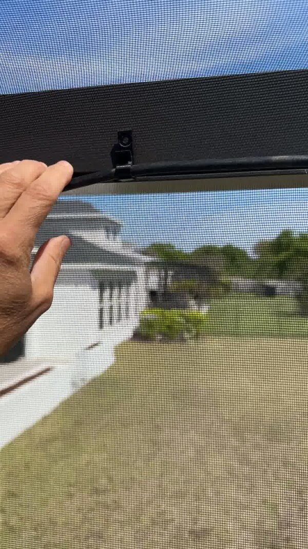 Threading string light wire into anchor clip